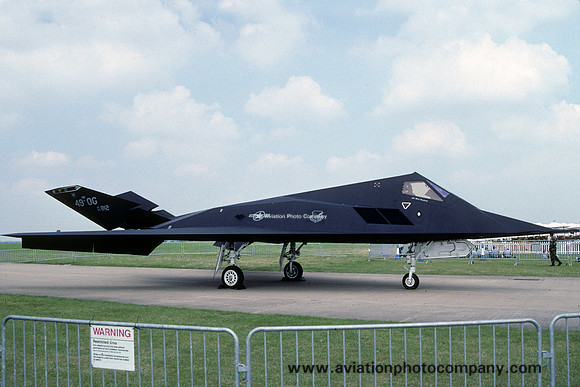 USAF 49 FW Lockheed F-117A Nighthawk 84-0812/HO at RAF Cottesmore (2001)