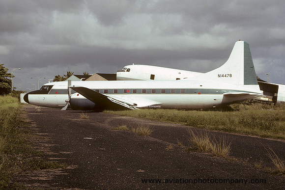 Convair 440 N14478 at San Juan (1979)