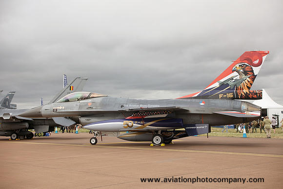 Dutch Air Force GD F-16AM Fighting Falcon J-616 at RIAT Fairford (2024)