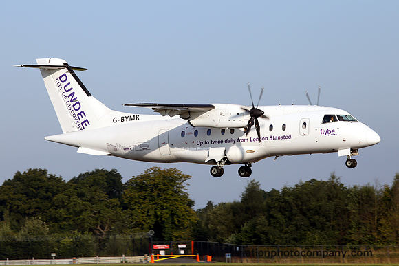 FlyBe Dornier 328 G-BYMK at Manchester (2014)