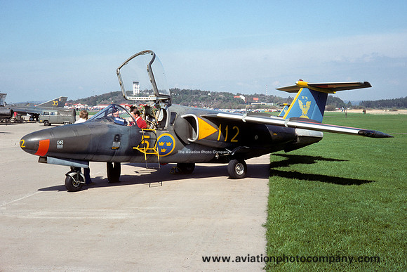 Swedish Air Force F5 SAAB 105 Sk60A 60112 (1976)