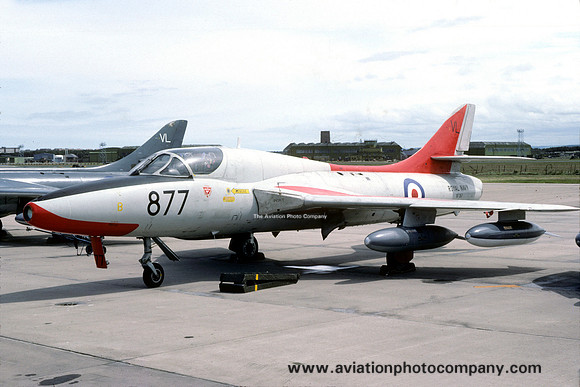 Royal Navy FRADU Hawker Hunter T.8C XF357/VL877 (1983)