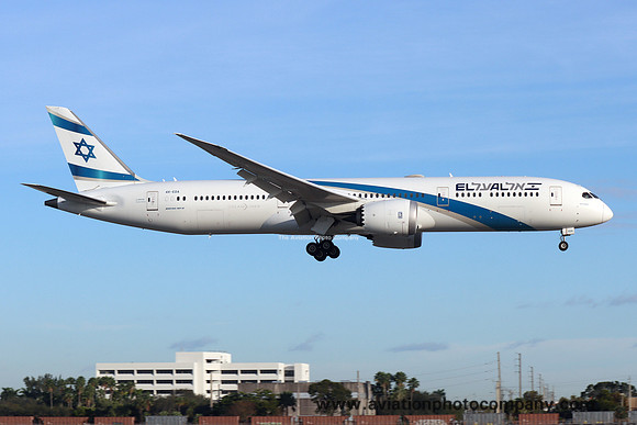 El Al Boeing 787-9 4X-EDA at Miami (2023)