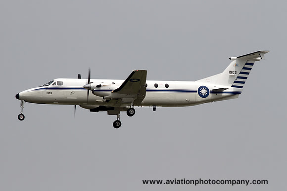 Taiwanese Army VIP Squadron Beech 1900C-1 1903 at Hsinchu AB (2013)