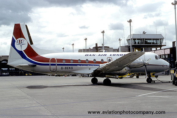 Dan Air Hawker Siddeley HS.748 G-BEKG (1981)