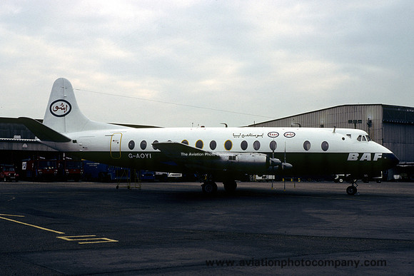 BAF/Esso Vickers Viscount G-AOYI (1981)