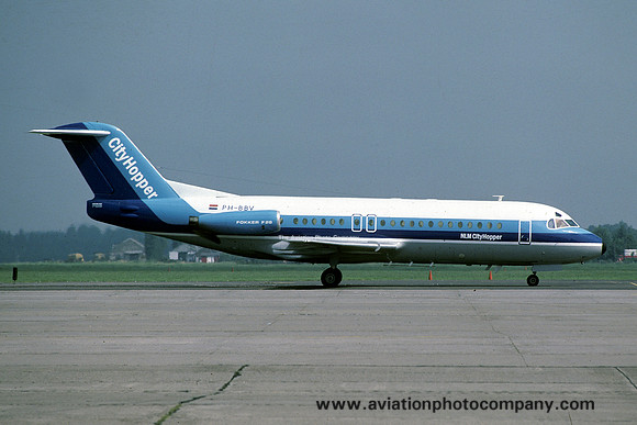 NLM Cityhopper Fokker F-28-4000 Fellowship PH-BBV (1978)