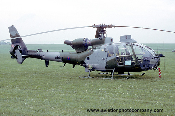 AAC 670 Squadron Westland Gazelle AH.1 XZ344 at Middle Wallop (1994)