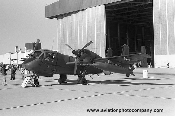 US Army Grumman OV-1C Mohawk 67-18198 at Edwards AFB (1978)