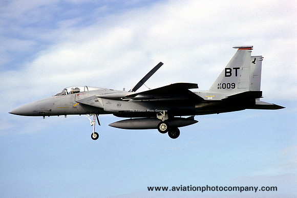 USAF 36 TFW 22 TFS McDonnell Douglas F-15C Eagle 80-0009/BT (1985)