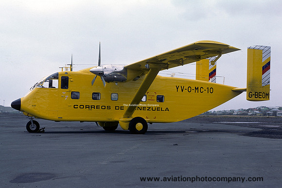 Correos de Venezuela Short Skyvan YV-0-MC-10/G-BEOM (1977)