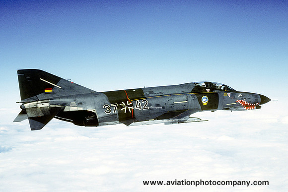 West German AF JG74 McDonnell F-4F Phantom 37+42 (1982)