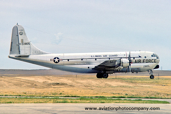 USAF Illinois ANG 108 ARS Boeing C-97G Stratofreighter 52-2805 (1974)