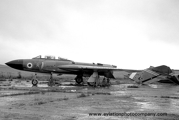 RAF Gloster Javelin FAW.7 XH790 at Cherhill (1965)