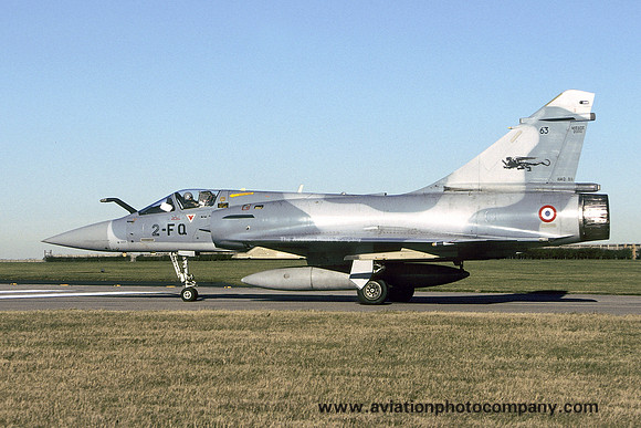 French Air Force EC2/2 Dassault Mirage 2000C 63/2-FQ at RAF Waddington (2004)
