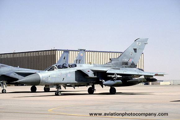 RAF 25 Squadron Panavia Tornado F.3 ZE962/FJ at Prince Sultan AB (1999)