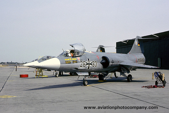 West German Navy MFG2 Lockheed F-104G Starfighter 26+83 (1983)