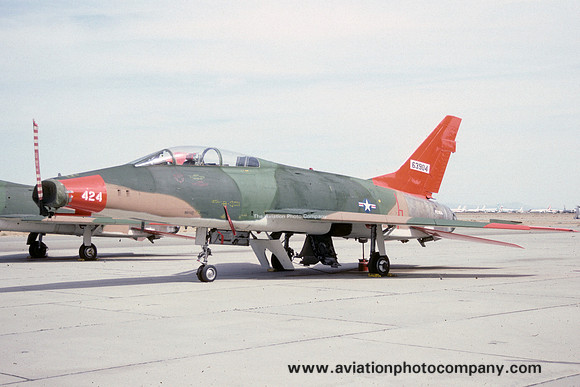 USAF North American QF-100F Super Sabre 56-3904 (1990)
