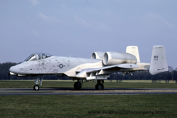 USAF 81 TFW Fairchild A-10A 77-0235/WR (1979)