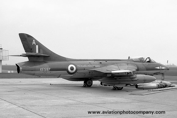 RAF 1 Squadron Hawker Hunter FGA.9 XE597/A (1966)
