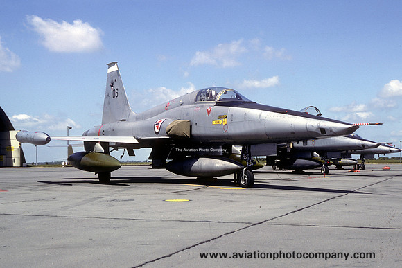 Norwegian Air Force 336 Skv Northrop RF-5A 106 (1980)