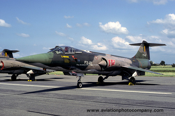 Belgian Air Force 31 Squadron Lockheed F-104G Starfighter FX48 (1986)