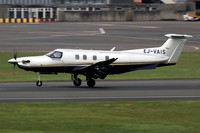 Pilatus PC-12 EJ-VAIS at Prestwick (2023)