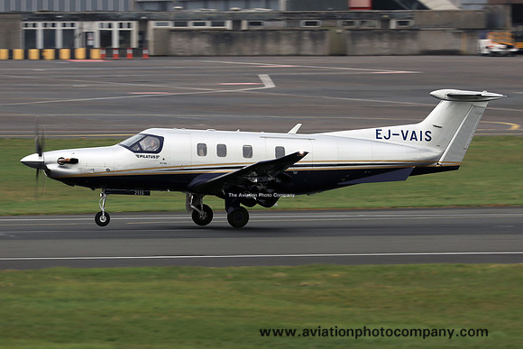 Pilatus PC-12 EJ-VAIS at Prestwick (2023)
