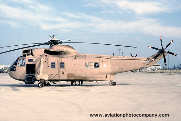 Royal Navy 848 Squadron Westland Sea King HC.4 ZG821/WE during Operation Granby (1991)