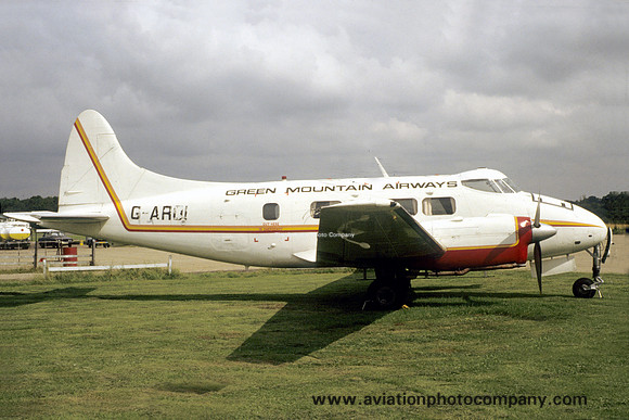 Green Mountain Airways De Havilland Dove G-AROI