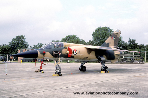 Jordanian Air Force 25 Squadron Dassault Mirage F.1E 109 at IAT Fairford (1987)