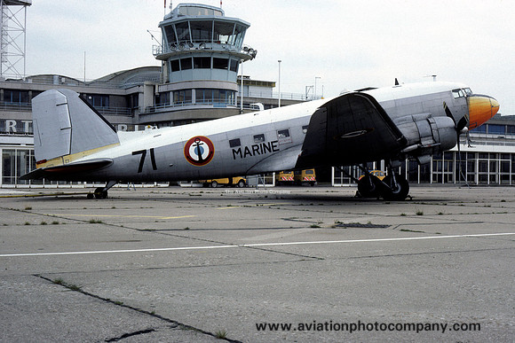 French Navy 56S Douglas C-47D Dakota 12471 (1984)