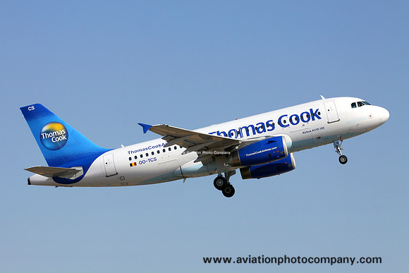 Thomas Cook Airbus A319-100 OO-TCS at Palma Mallorca (2013)