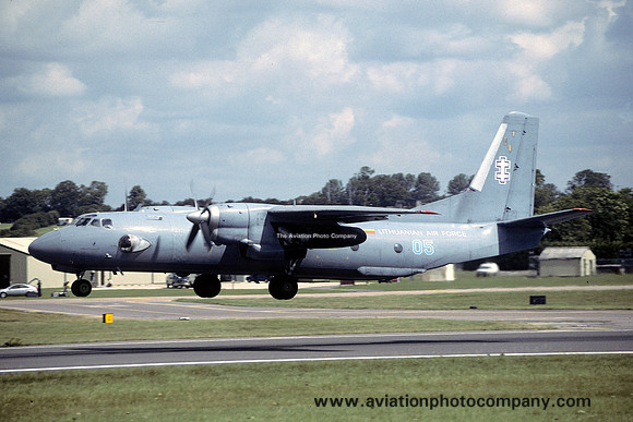 Lithuanian Air Force Antonov An-26RV 05 at RIAT Fairford (2004)