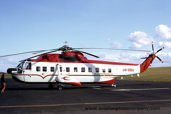 Helikopter Service A/S Sikorsky S-61N LN-OSU (1975)