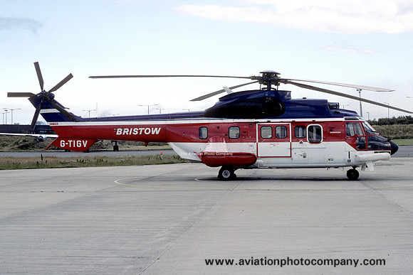 Bristow Helicopters Aerospatiale AS.332L Super Puma G-TIGV (1984)