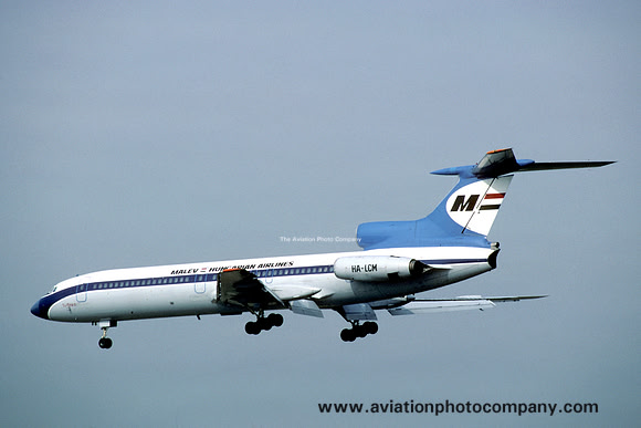 Malev Hungarian Airlines Tupolev Tu-154 HA-LCM (1980)