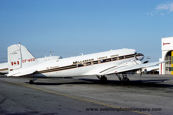 Millardair Douglas C-47A-80-DL CF-WCO