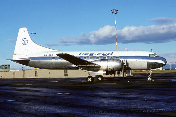 Nor Fly Convair 340 LN-KLK (1977)