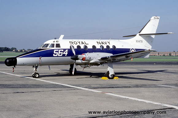 Royal Navy 750 Squadron Handley Page Jetstream T.2 XX478/CU564 (1985)