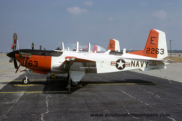 US Navy TAW-5 Beech T-34C Mentor 162263/E (1984)