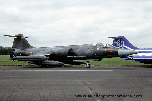 Italian Air Force 5 Stormo Lockheed F-104S Starfighter MM6791/5-06 (1989)
