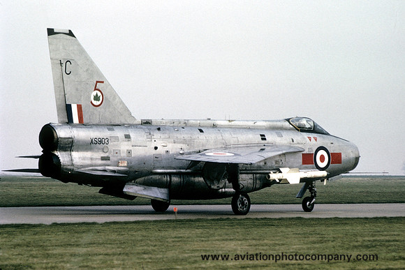RAF 5 Squadron English Electric Lightning F.6 XS903/C (1973)