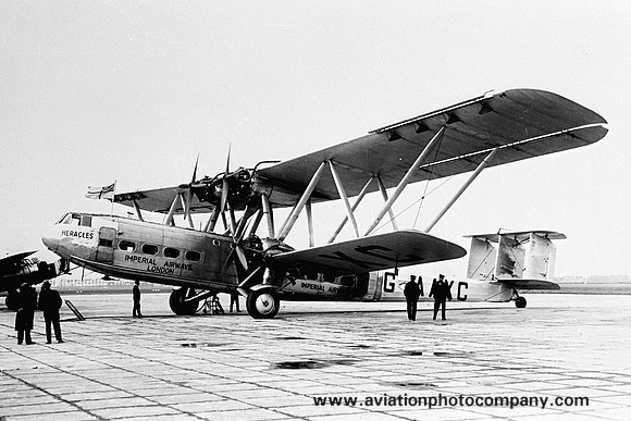 Imperial Airways London Handley Page HP42W G-AAXC