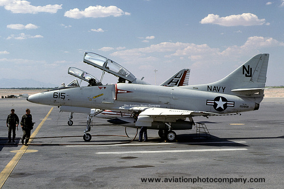US Navy VF-126 Douglas TA-4J Skyhawk 152858/NJ-615 (1980)