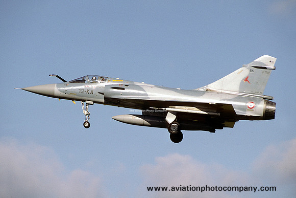 French Air Force EC2/12 Dassault Mirage 2000C 86/12-KA at RAF Waddington (2004)