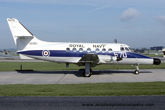 Royal Navy 750 Squadron HP Jetstream T.2 XX490/CU570 (1988)