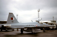 Bahrain Amiri Air Force Northrop F-5E Tiger 688 at Prestwick (1987)