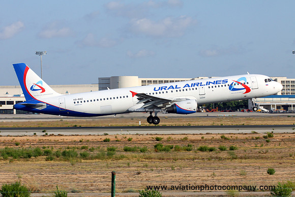 Ural Airlines Airbus A321-200 VQ-BOZ at Palma de Mallorca (2014)