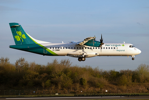 Aer Lingus Regional/Emerald Airlines UK ATR-72-600 G-CMMK at Manchester (2024)